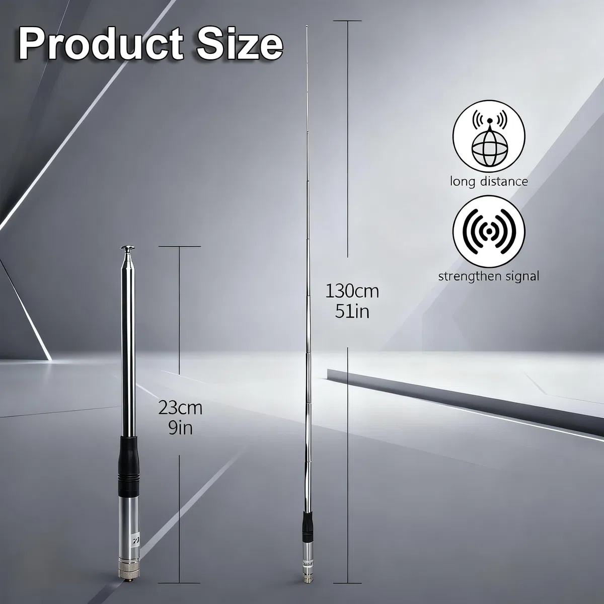 Antenna telescopica 27 Mhz CB, 11 m, antenna 9-51 pollici con connettore SMA femmina per QuanSheng UVK5 UVK5 (8) TK-11 (8) TK-11 (5)