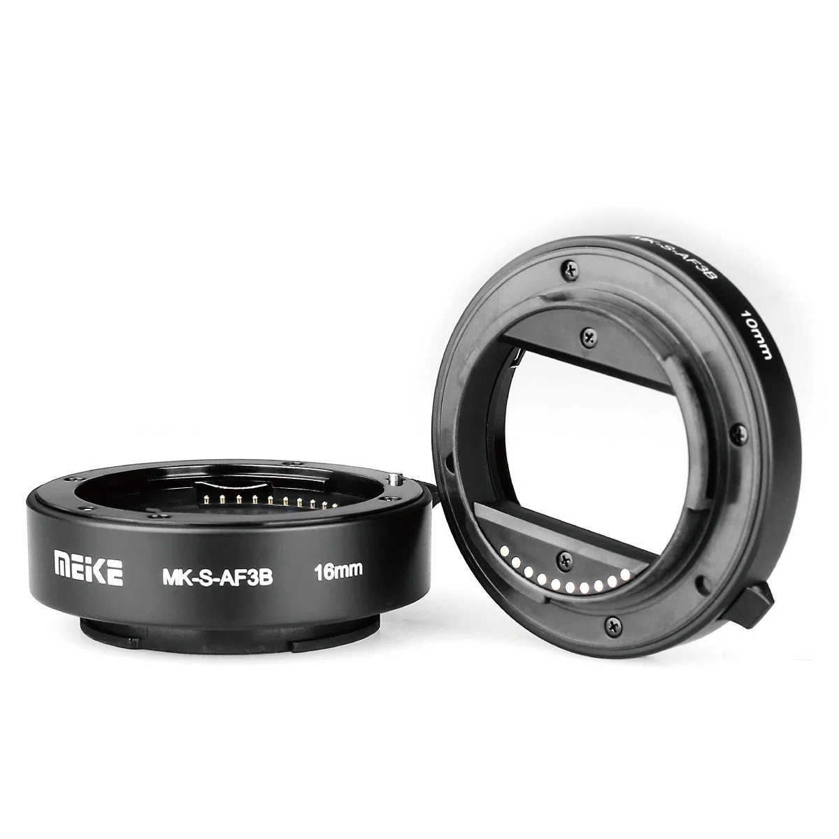 Meike MK-S-AF3B Tubo di prolunga in plastica autofocus 10mm 16mm per Sony NEX 3 NEX 5 NEX 6 A6000 A6100 A6300 A6400 A6500 A6600 A7 (10mm +16mm)