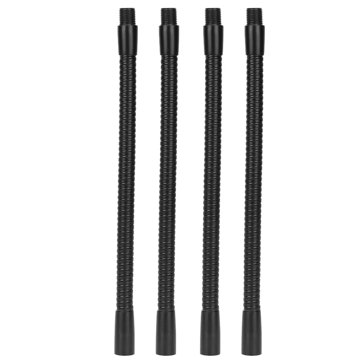Shanrya Tubo Flessibile per Lampada, 4 Pezzi Tubo Flessibile per Lampada a Collo di Cigno Calibro 10 Mm Universale Regolare per Montaggio Illuminazione (20 cm)