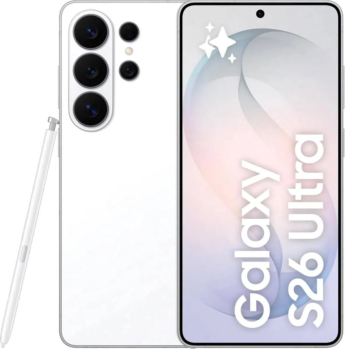 Penna di ricambio S26 Ultra S Pen per Samsung Galaxy S26 Ultra, compatibile con tutte le versioni di Galaxy S26 Ultra 5G, penna touch con sensibilità alla pressione di 4096 (Bianco)