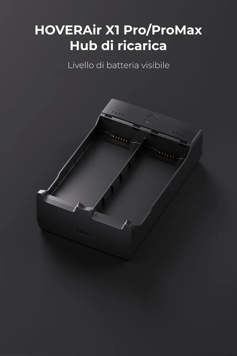 HOVERAir Charging Hub per HOVERAir X1 PRO/PROMAX Flying Action Camera