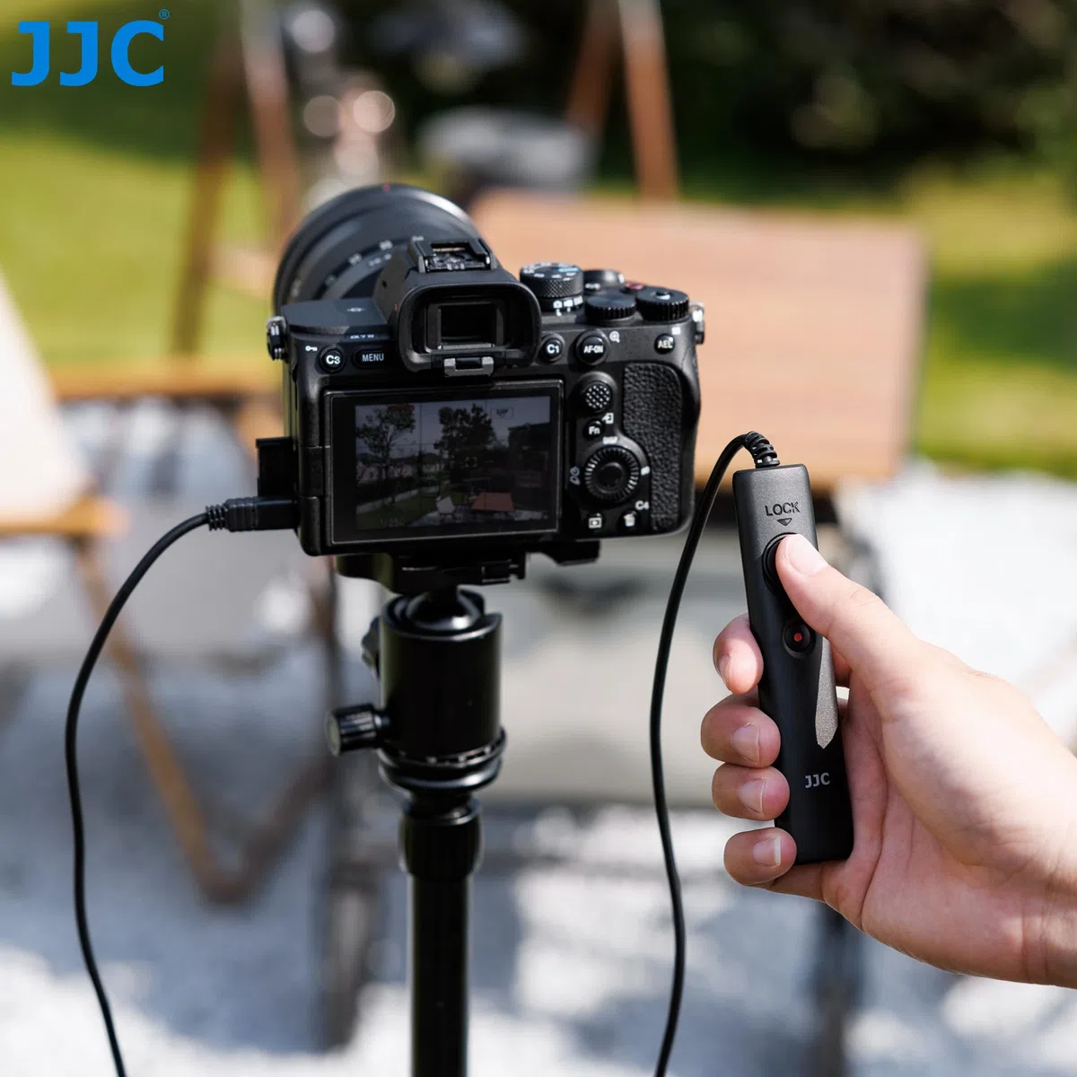 JJC Cavo di Scatto Remoto per Fotocamere Sony Alpha/Cyber-shot e Videocamere Handycam con Multi-terminale, Supporto Funzione di Registrazione Video