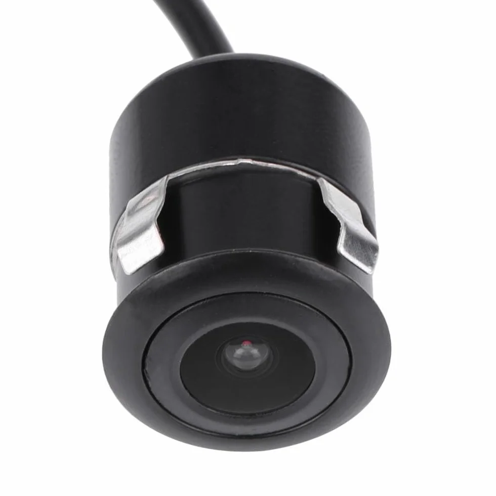 Aramox - Telecamera per retromarcia con visione notturna ad alta luminosità 18,5 mm HD, visione posteriore della telecamera di retromarcia, visione notturna colorata NTSC/PAL