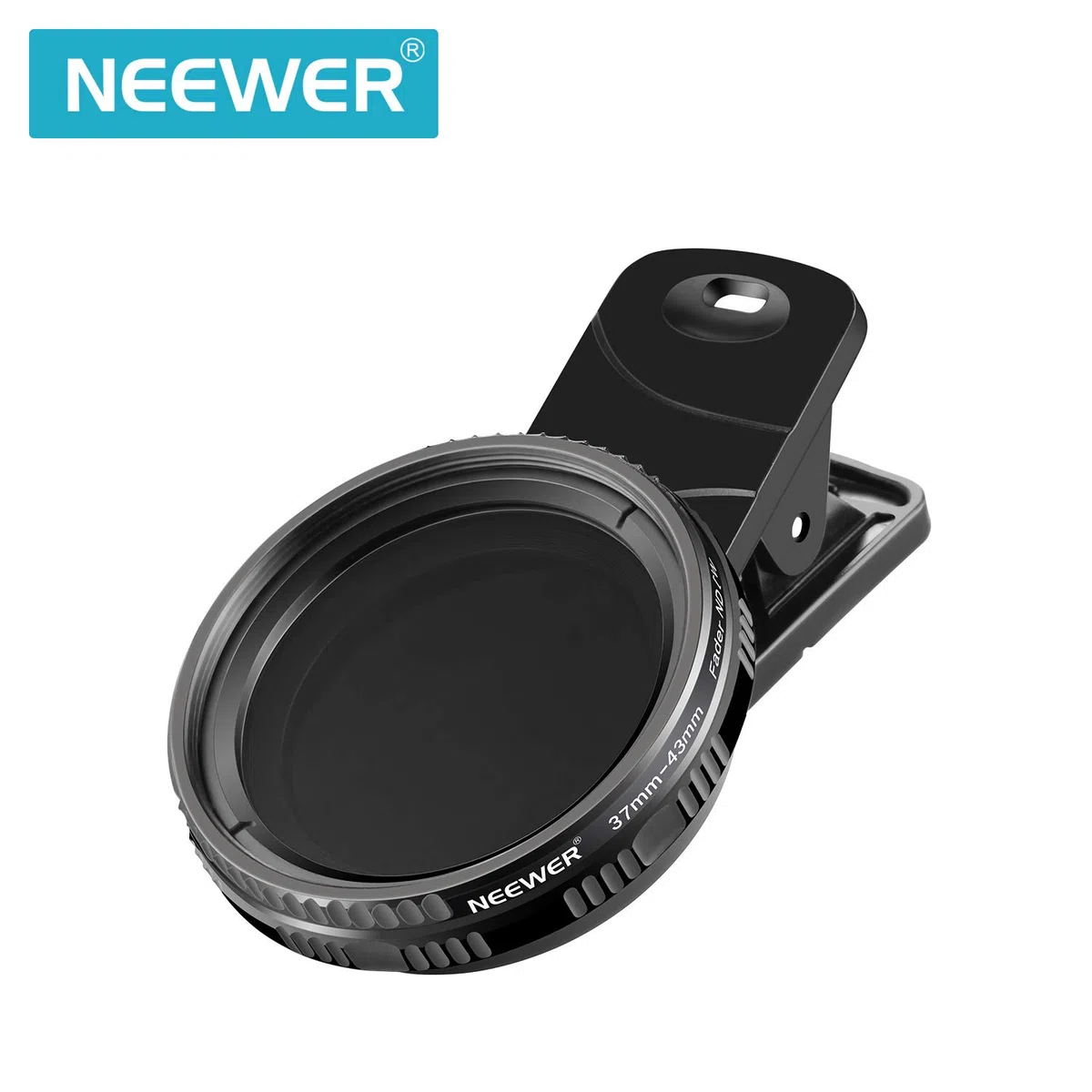 NEEWER Kit di Filtri per Fotocamere con Clip su ND2-ND400 da 37mm: Filtro a Densità Neutra Regolabile con Clip per Telefono Compatibile con iPhone 14/14Pro/14Pro Max Samsung Smartphone Android iPad