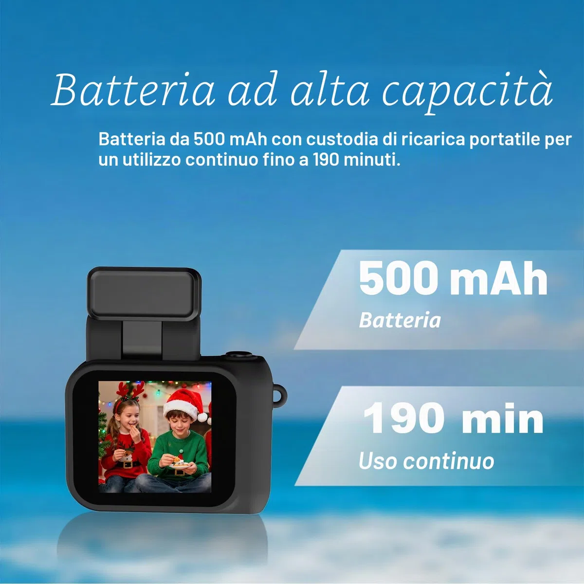 Xilecam Mini Macchina Fotografica Vintage con Scheda da 32 GB Mini Fotocamera Portachiavi Un Regalo Molto Creativo Fotocamera Compatta Digitale（Nero opaco）