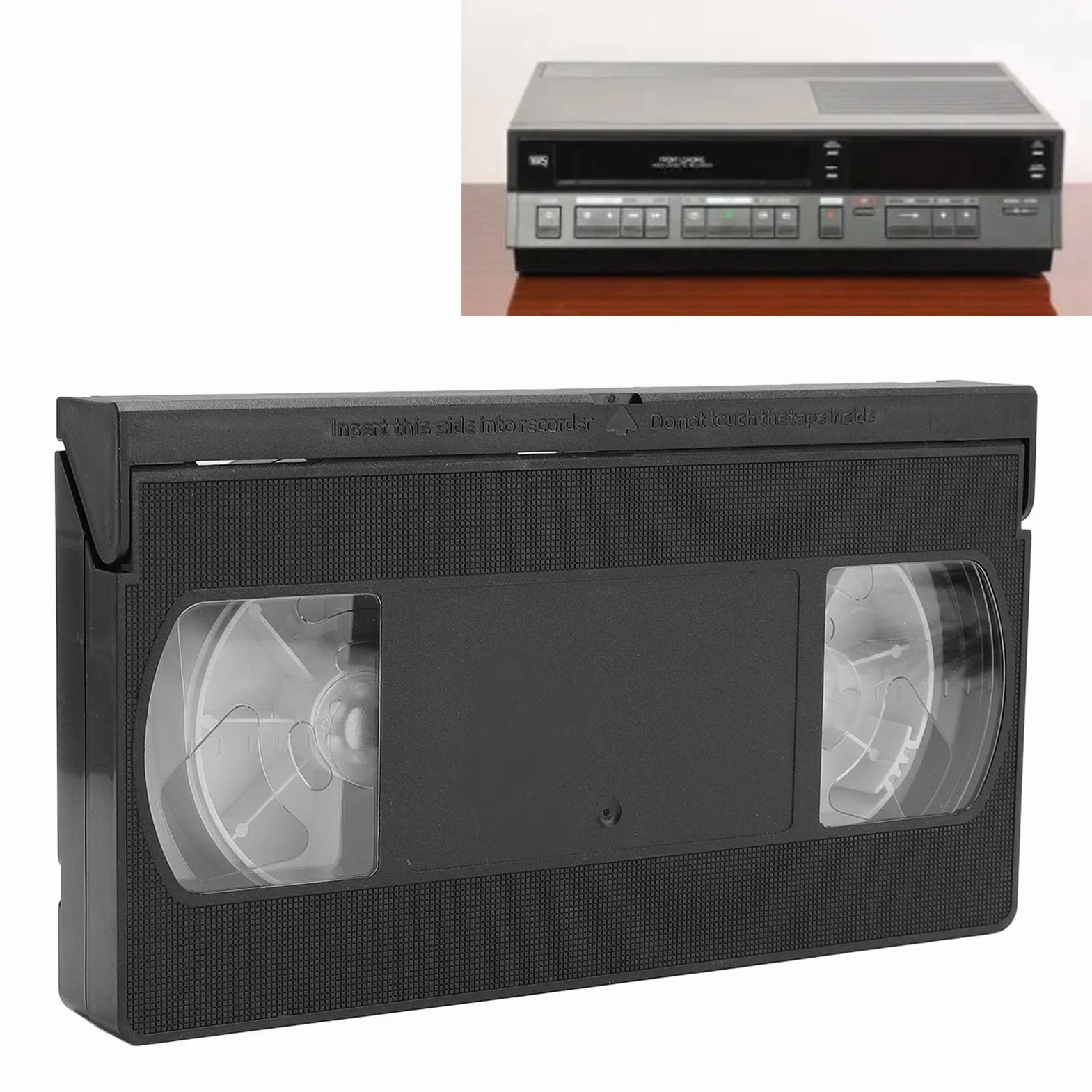 Cleaner della Testa VCR VHS, Tecnologia Secca, Detergente per la Testa Video Riutilizzabile per i Giocatori VCR VHS, Nessun Fluido Richiesto