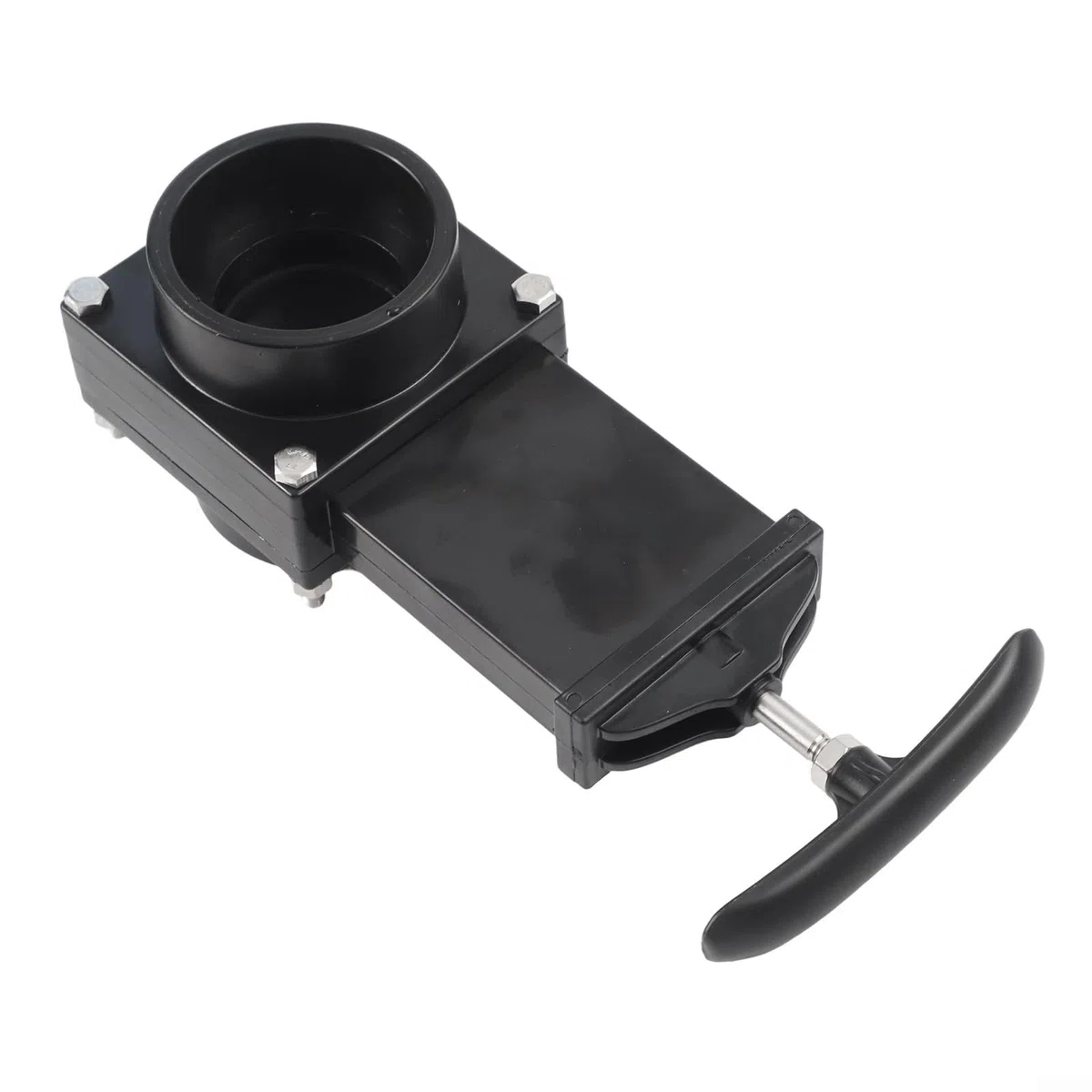 Valvola a saracinesca, 50 mm, 75 mm, corpo valvola di scarico con maniglia, valvola manuale per fognature per camper, roulotte, rimorchi, camper, serbatoio dell'acqua nera (50 mm)