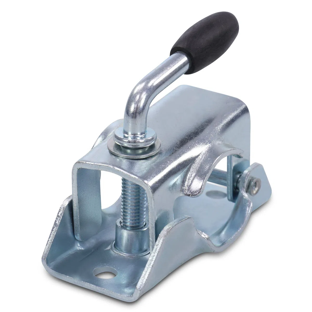 Staffa di Fissaggio ENVA 48 MM Ruota di Supporto per RIMORCHIO Camper incl. Materiale di Fissaggio