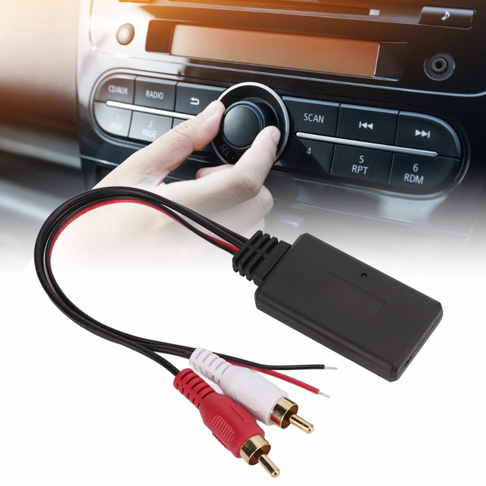 Modulo Bluetooth Universale per Auto Adattatore Musicale Aux Cavo Audio Modulo Bluetooth per Auto Adattatore AUX per Alpine