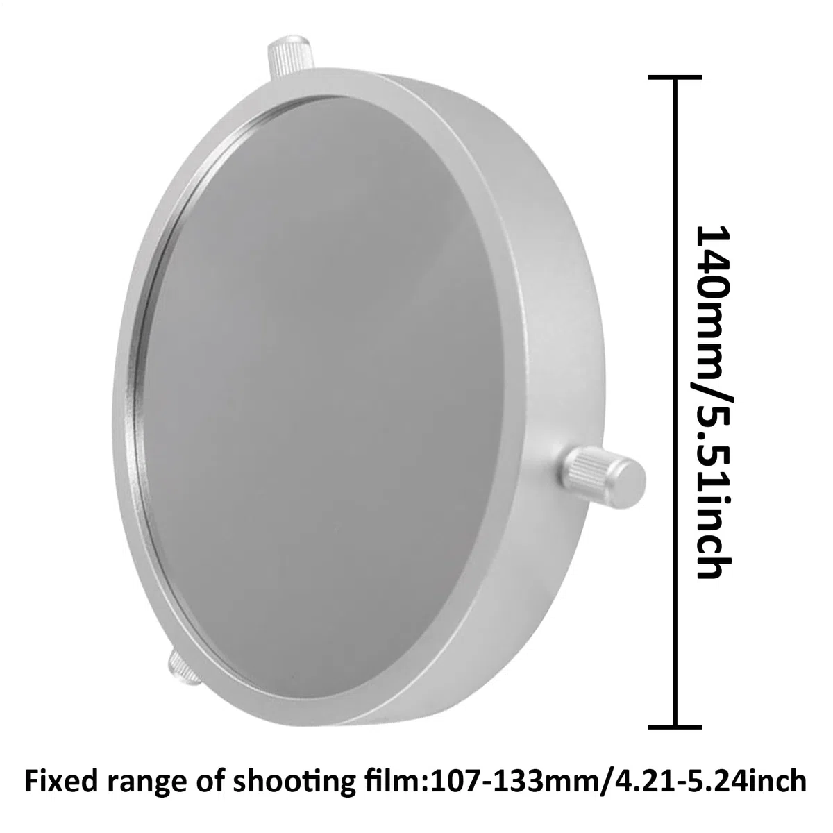 Filtro Pellicola Astronomico Per Telescopi,Filtro Retrattile per Macchie - Accessorio Portatile per Telescopio per la Riduzione della Luce Solare per l'Osservazione Diurna delle Macchie