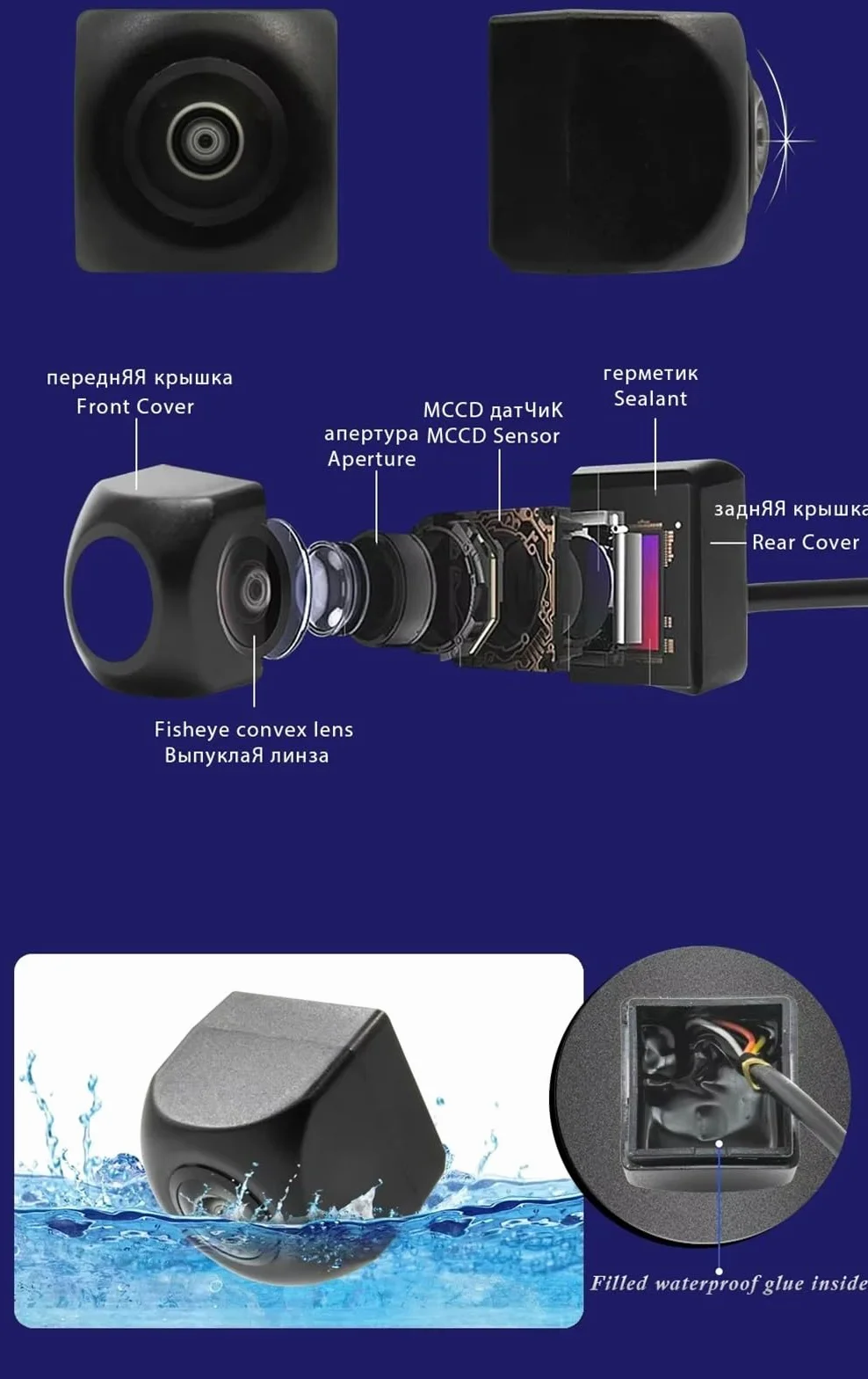 Telecamera Retromarcia Per Alfa Per Romeo Per MITO Per Giulietta 156 159 166 147 170° AHD Vista Posteriore Veicolo Macchina Fotografica Reverse Monitor Android Telecamera Posteriore(AHD 720P CVBS 170)