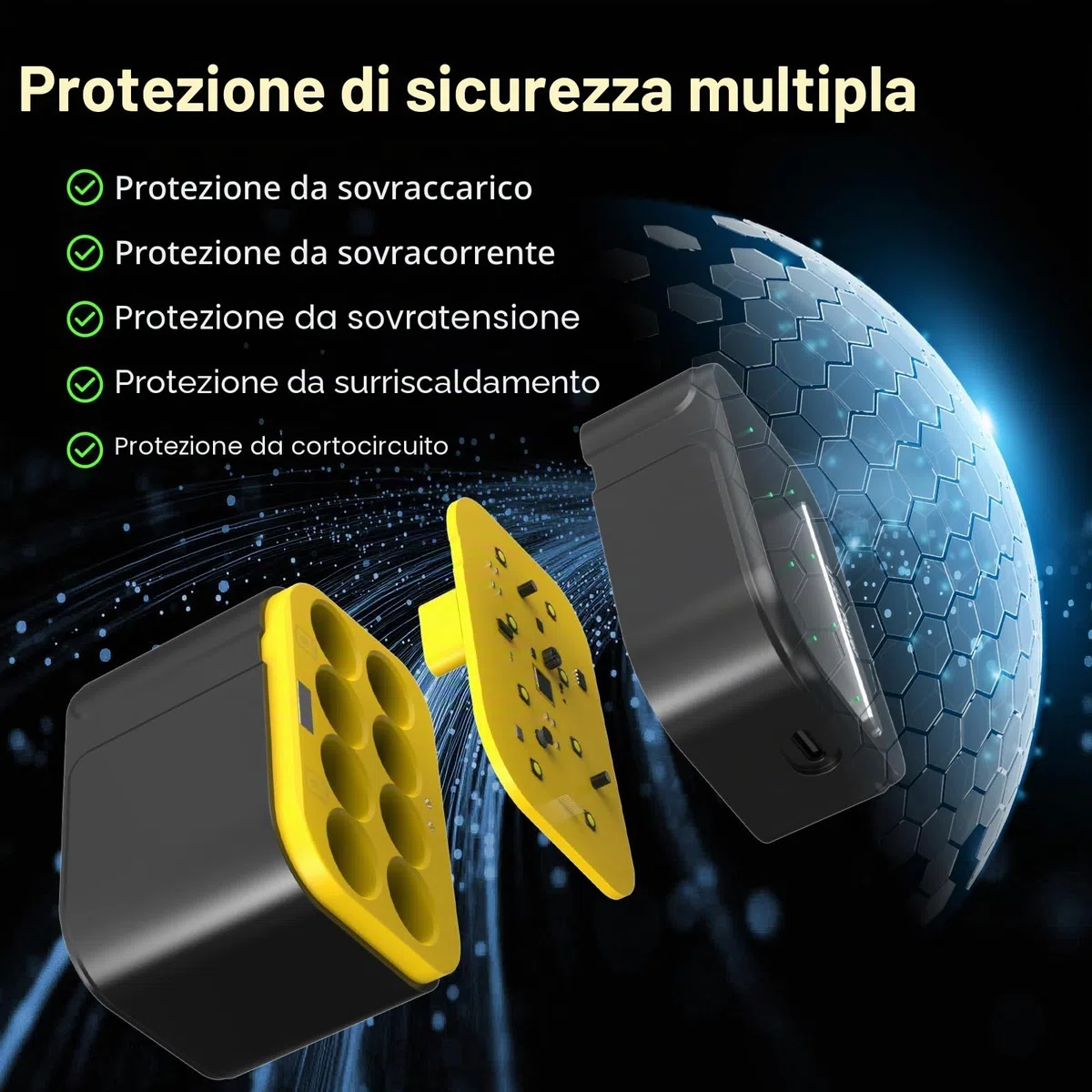 SURFOU 8Pcs 1.5V AA Lithium Batterie Ricaricabili con Caricabatterie 8 Slot, 3700mWh Ricarica Rapida e Stoccaggio, 2000 Cicli, Alta Capacità