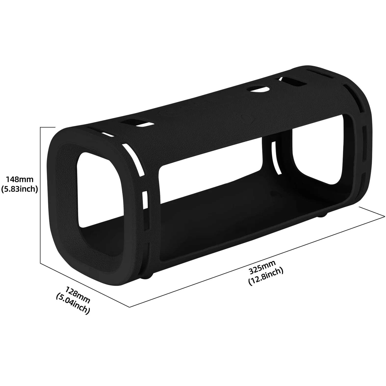 Silicone Custodia protettiva per Sony ULT Field 5 Altoparlante (Nero)