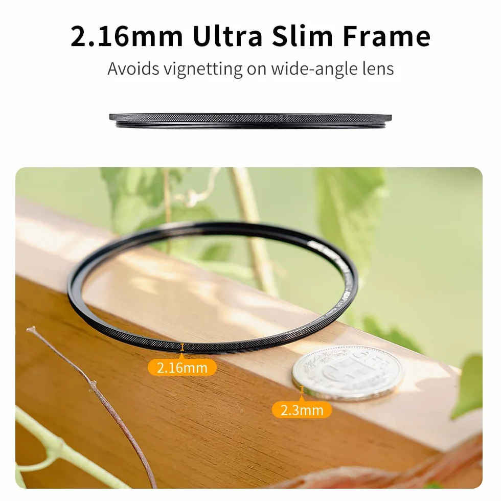 K&F CONCEPT 82mm Adattatore per Anello Magnetico Minimalista in Alluminio