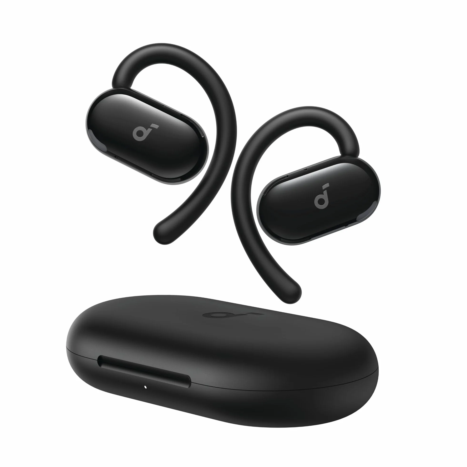 soundcore V20i di Anker Cuffie auricolari aperte, ganci per le orecchie regolabili, ultra-comfort, vestibilità aderente, suono potente, chiamate chiare, IP55, luci LED, 36 ore di riproduzione