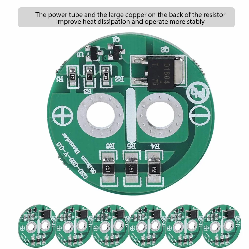 Condensatore Super 6 Pezzi 2,5 V con Piastra Limite modulo Scheda di Protezione, Adatto per Scheda di Protezione Super condensatore