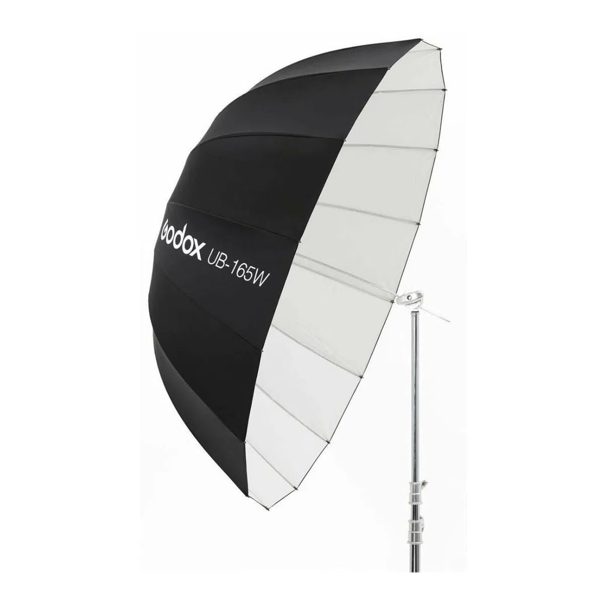 Godox Ombrello parabolico 165 cm, bianco e nero