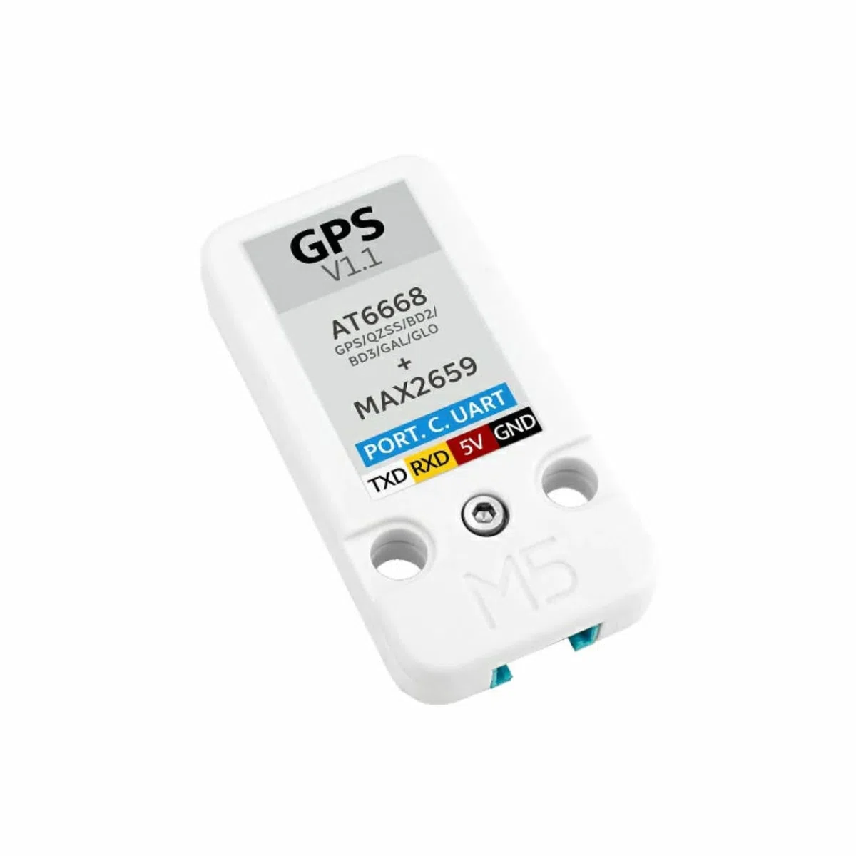 M5Stack Modulo GPS/BDS v1.1 (AT6668) - Modulo di navigazione GNSS con antenna in ceramica, multi-frequenza, multisistema per auto e IoT