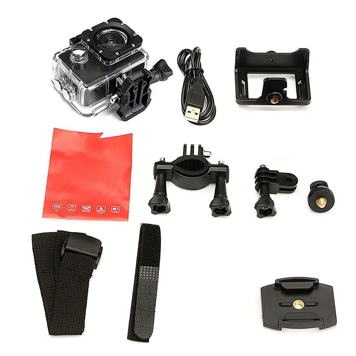Fotocamera Subacquea Impermeabile, Videocamera Subacquea Impermeabile Che Registra Lo Schermo HD di Avventura per Andare in Bicicletta allo (#1)