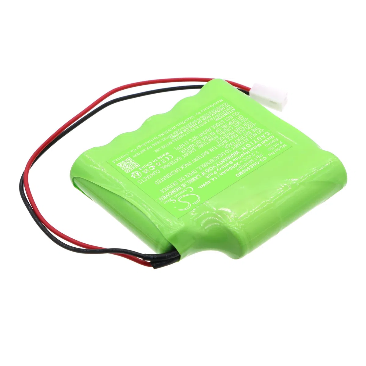 TECHTEK Batteria 2000mAh compatibile con [Globus] 3000 aktivieren, 500 aktivieren, 700 C 4CH, Genesy 1000, Genesy 1200, 1500, 300, 500, 600, Magnum XL Pro sostituisce G0699, PBT MH0089