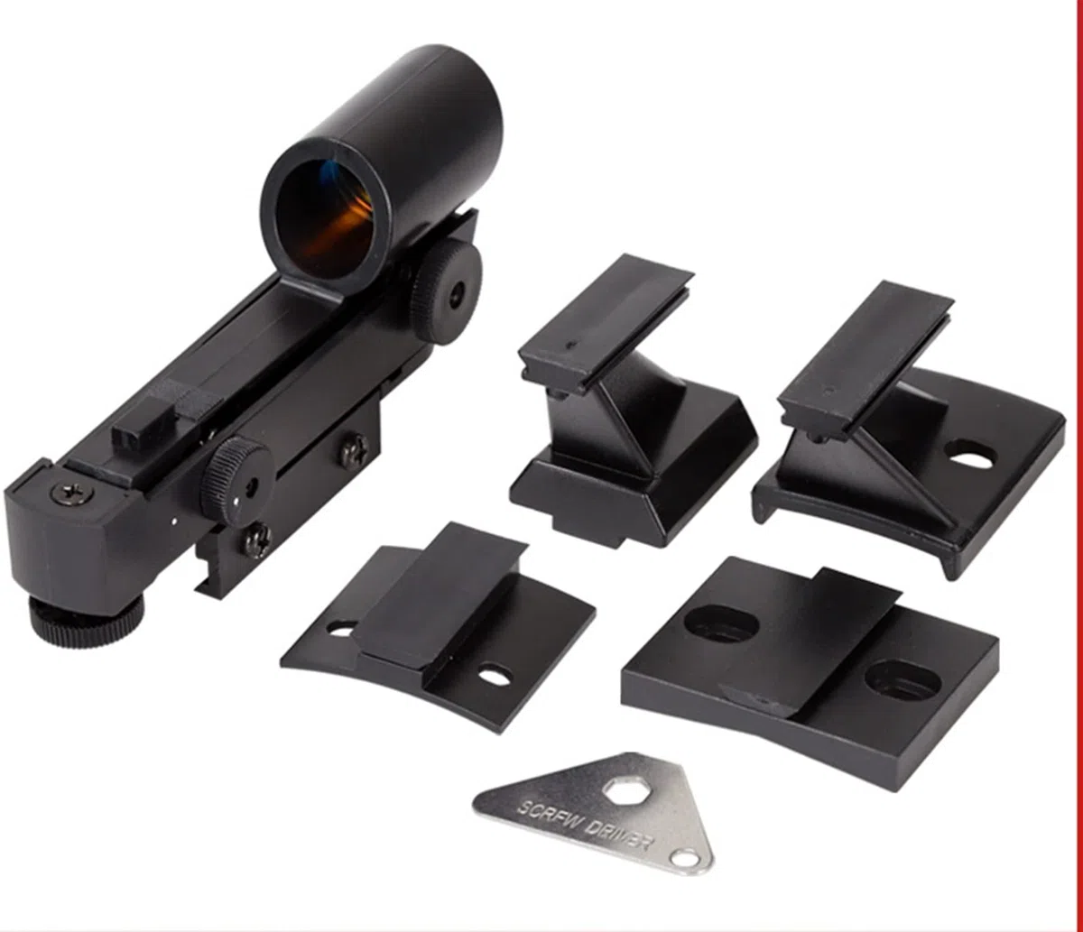 Telescopio Astronomico con Puntatore a Stella, Mirino con 4 Staffe Scorrevoli, Compatibile con la Maggior Parte dei Telescopi Astronomici
