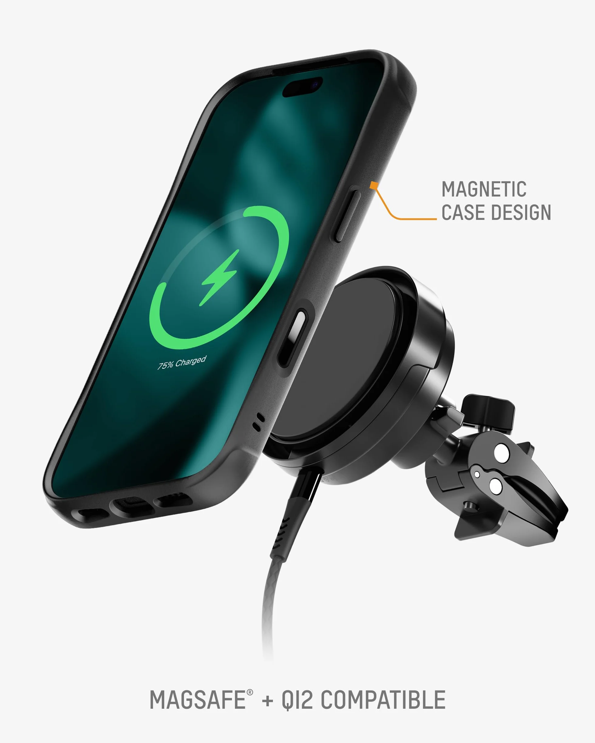 Mous Cover Magnetica per iPhone 17 6,3 Pollici, Compatibile con MagSafe - Clarity - Custodia Anti-Ingiallimento per iPhone 17 - Antiurto, Anti-Graffio, Trasparente