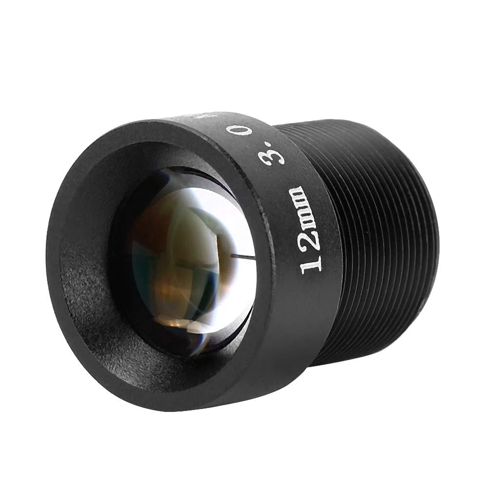 Sonew Lenti per Videocamera, Obiettivo di Ricambio HD per Obiettivo CCTV da 3 mm M12 da 12 mm per Telecamera di Sicurezza