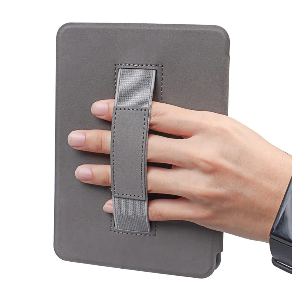 Custodia per 6 Pollici Kindle Paperwhite 5a/6a/7a Generazione (Versione 2012/2013/2015), Pelle morbida TPU Cover Protettiva Alla Moda con Cinturino da Polso e Automatica Veglia/Dormire