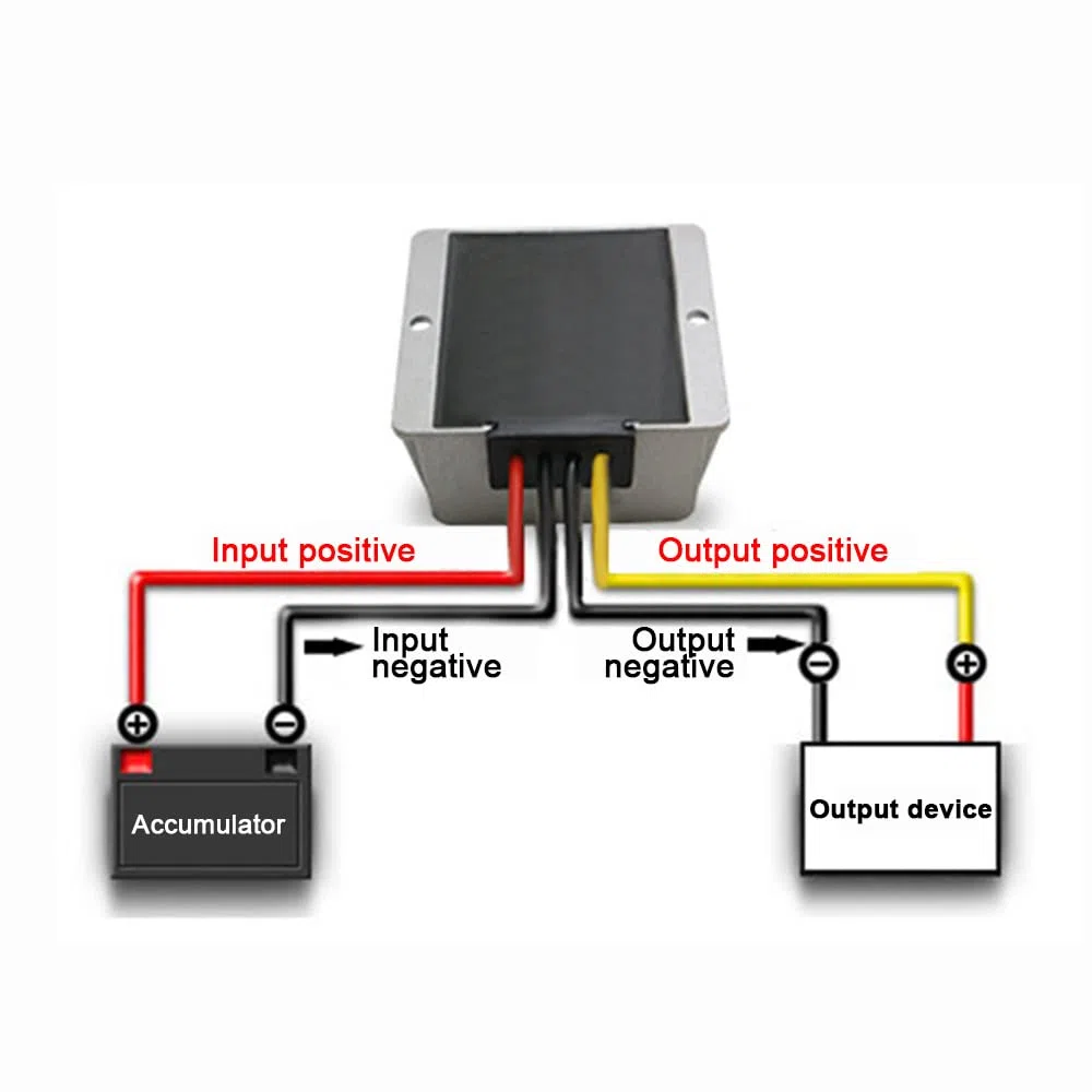 Blackr 12V a 13.8V DC Boost Converter, 18A 248W DC Alimentazione Tensione Step Up Changer Adapter Regolatore