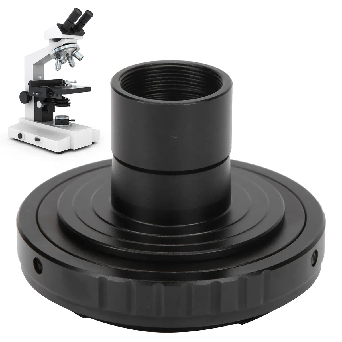 VBESTLIFE Anello Adattatore per Microscopio con Attacco a T, Microscopio da 23,2 Mm Tubo di Prolunga con Attacco a T Anello Adattatore per Montaggio a T2 per Attacco Pentax K