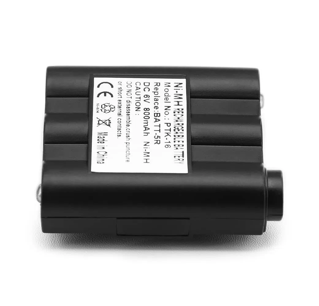 2 x Batteria di ricambio per radio Midland Alan G7 G7XT G7PRO G9 G9PLUS G9PRO GXT950 Walkie Talkie PB-ATL/G7 BATT-5R AVP-7 800mAh 6V Ricaricabile Ni-MH Batteria