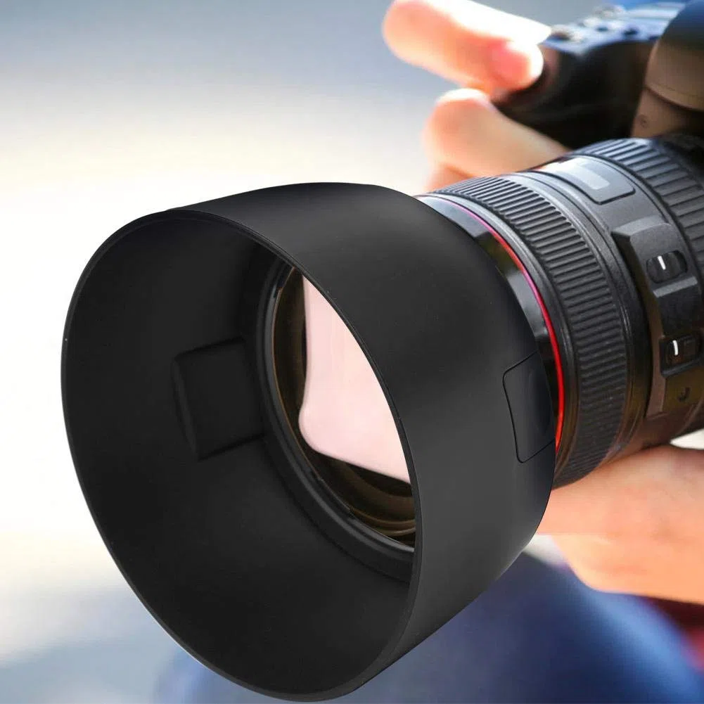 Paraluce per Canon EF 85mm f / 1.2 USM Retroilluminazione, paraluce ES-79II per Canon