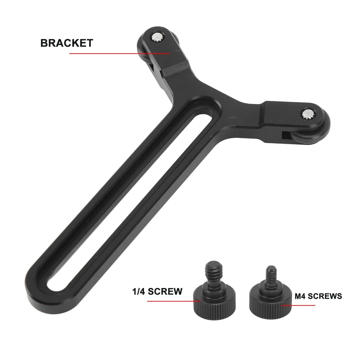 Staffa di Supporto per Obiettivo Lungo Teleobiettivo, con Doppie Ruote e Regolazione Verticale 22-71,5 Mm, per Gimbal Stabilizzatore