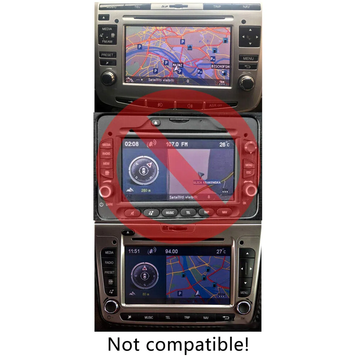 Adattatore Audio Bluetooth per Auto, Adattatore Aux Bluetooth per Aux Adattatore per Auto Radio Stereo Accessori Adatto per Giulietta Brera