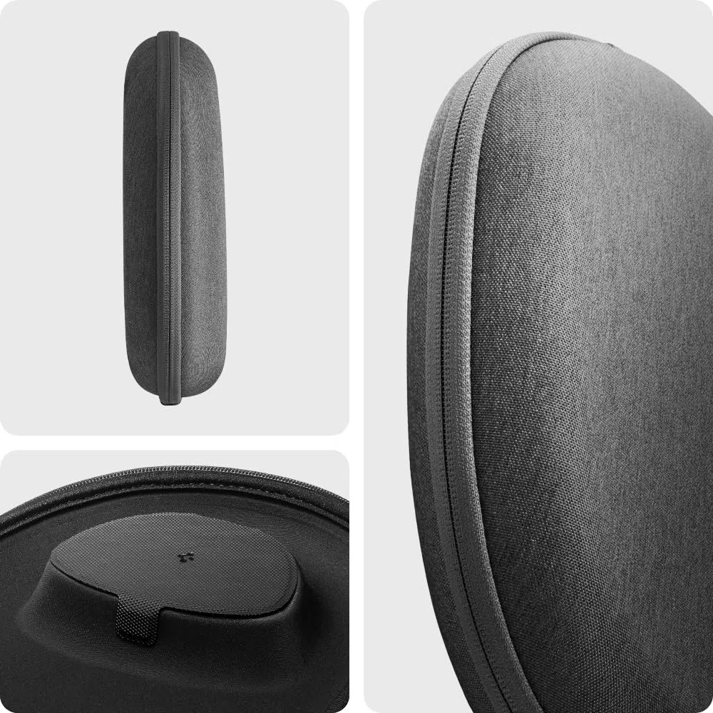 Spigen Klasden Custodia Disegnato per AirPods Max 2/1 (2026/2020), Custodia Rigida Carrying Case Pouch Bag - Grigio antracite