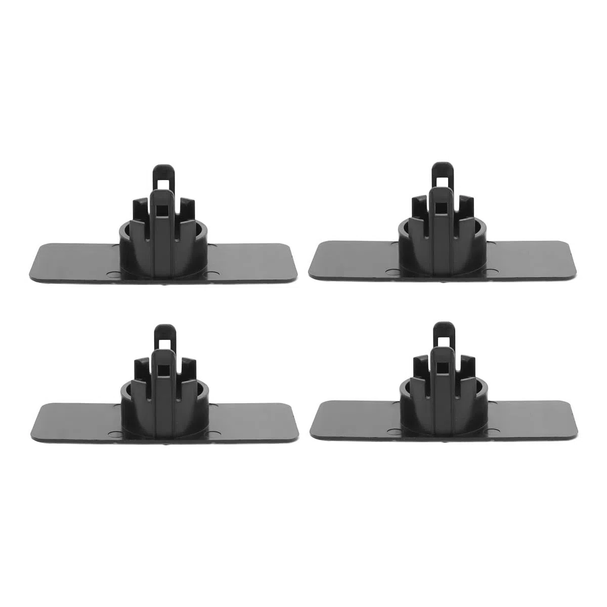 Supporto Per Sensore Di Parcheggio, 4 Pezzi, Supporto Per Ausilio Al Parcheggio, Autoadesivo, 22 Mm, Nero, Per Molti Veicoli A22154204