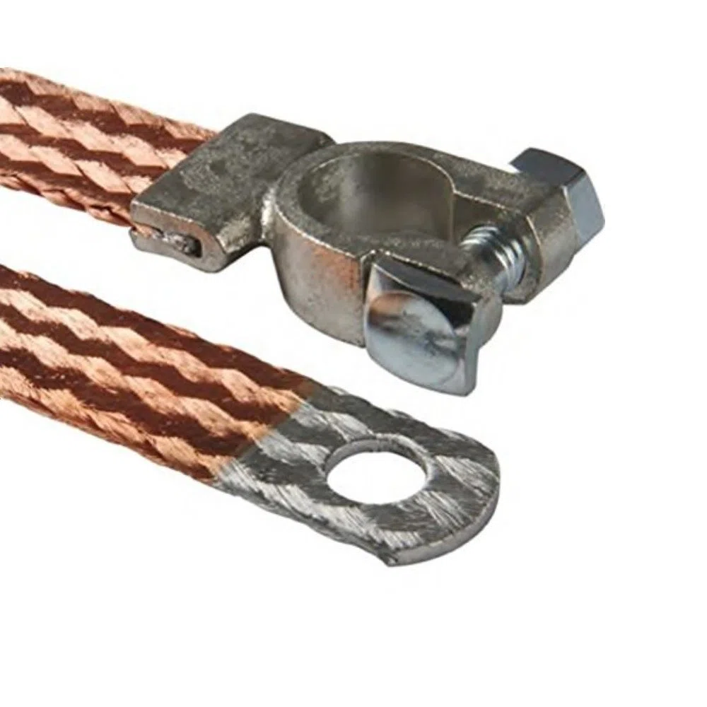 AUPROTEC - Contatto per batteria con morsetto cavo di massa 21mm² - 50mm²