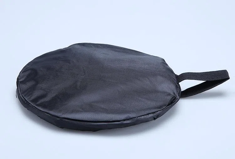 REFLEX CAMERA Diffusore Softbox rotondo, 30 cm, per illuminazione flash, panno nero e bianco, pieghevole, leggero, portatile, con custodia, elimina luci e ombre dure (30 cm)