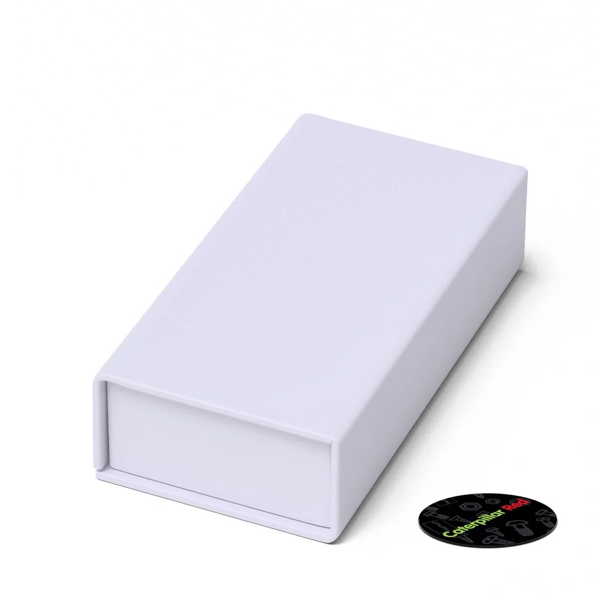 4x scatolette regalo magnetiche USB da presentazione, Bianco - per chiavette USB e drive rimovibili