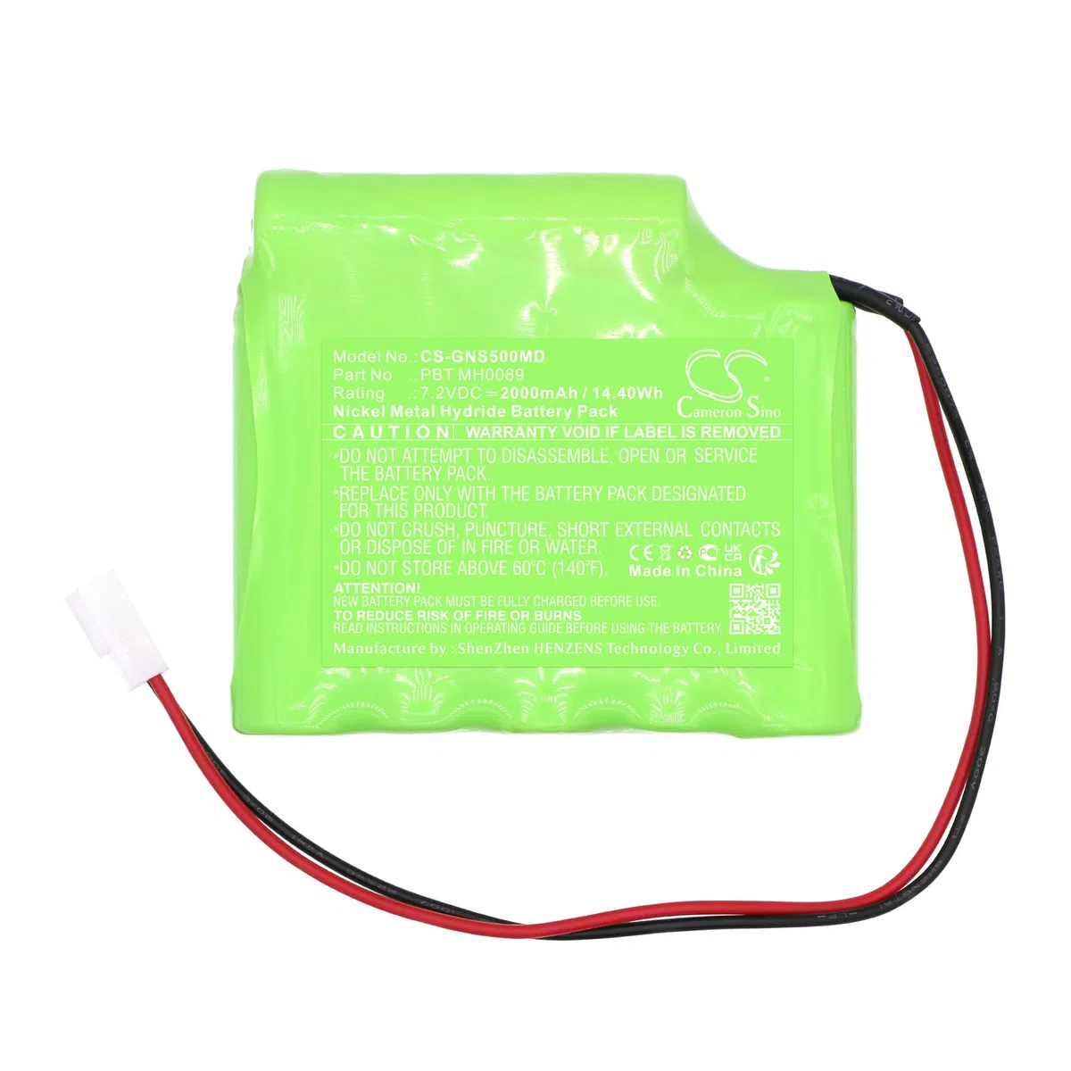 TECHTEK Batteria 2000mAh compatibile con [Globus] 3000 aktivieren, 500 aktivieren, 700 C 4CH, Genesy 1000, Genesy 1200, 1500, 300, 500, 600, Magnum XL Pro sostituisce G0699, PBT MH0089