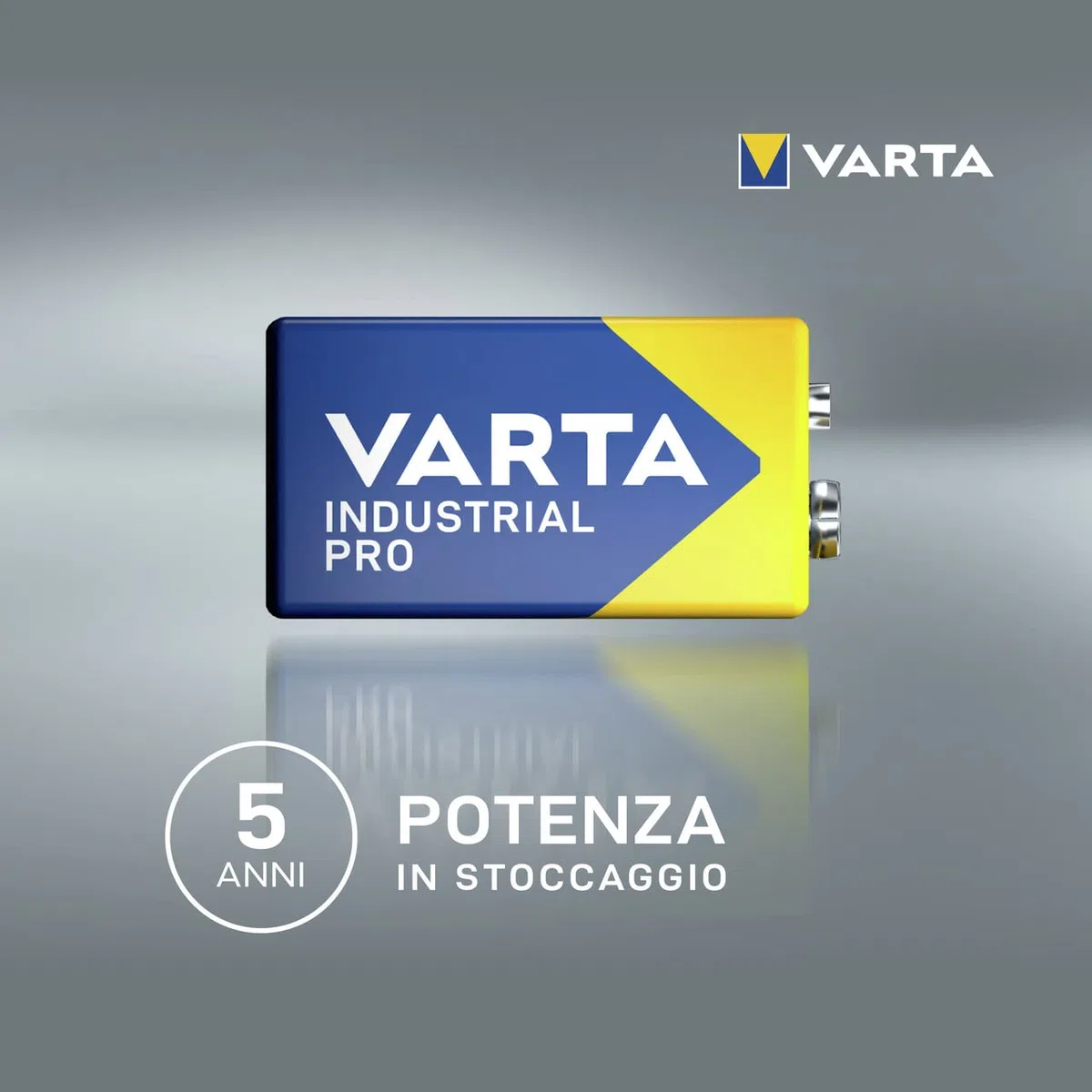 VARTA Industrial Batterie 9V Pacco di Batteria alcaline 6LR61 - Confezione da 20, Made in Germany