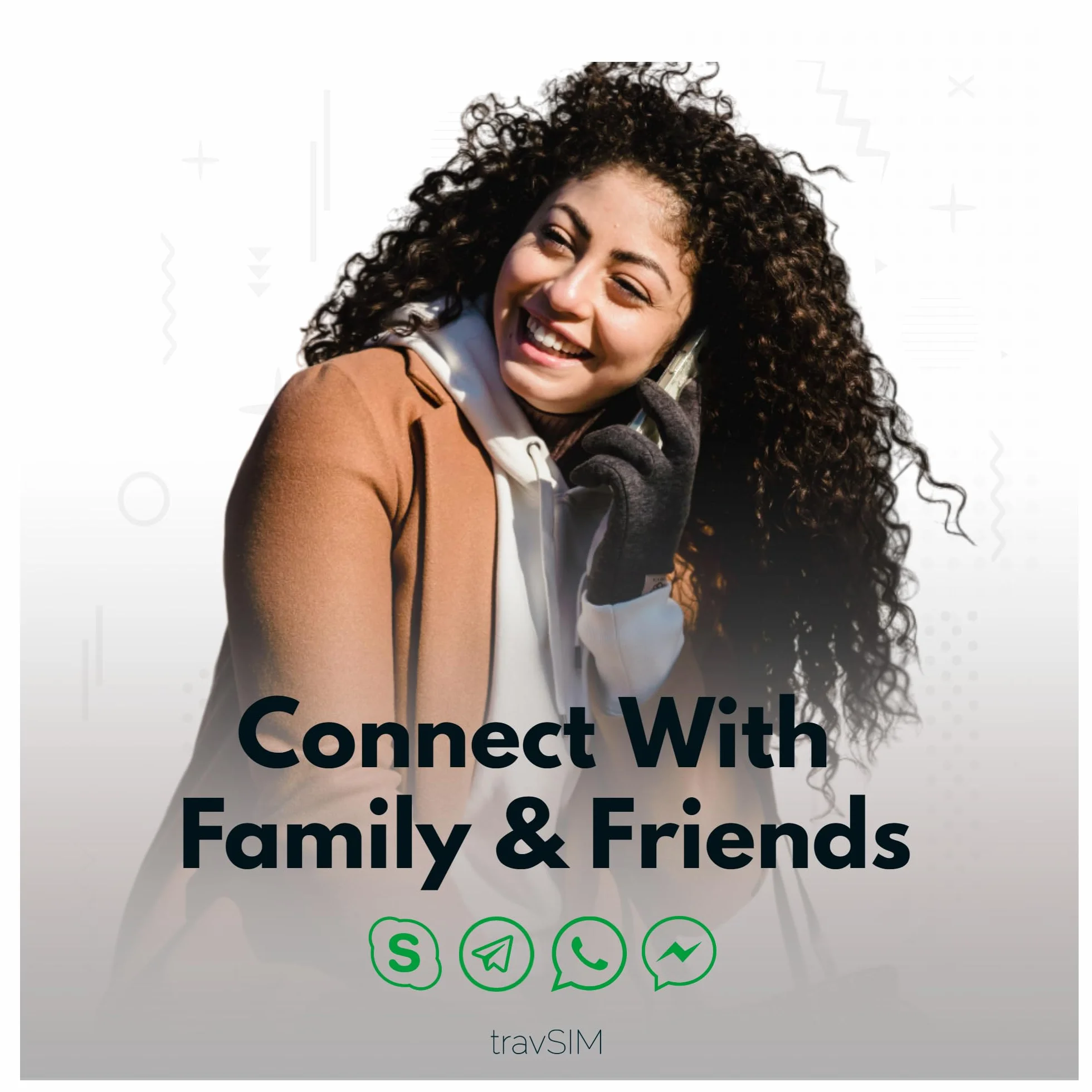 Carta SIM travSIM Brasile | 12GB di dati mobili con velocità 4G/5G | Roaming gratuito in Sud America | Funziona su dispositivi iOS e Android | Il piano della carta SIM Brasile prepagata è di 30 giorni