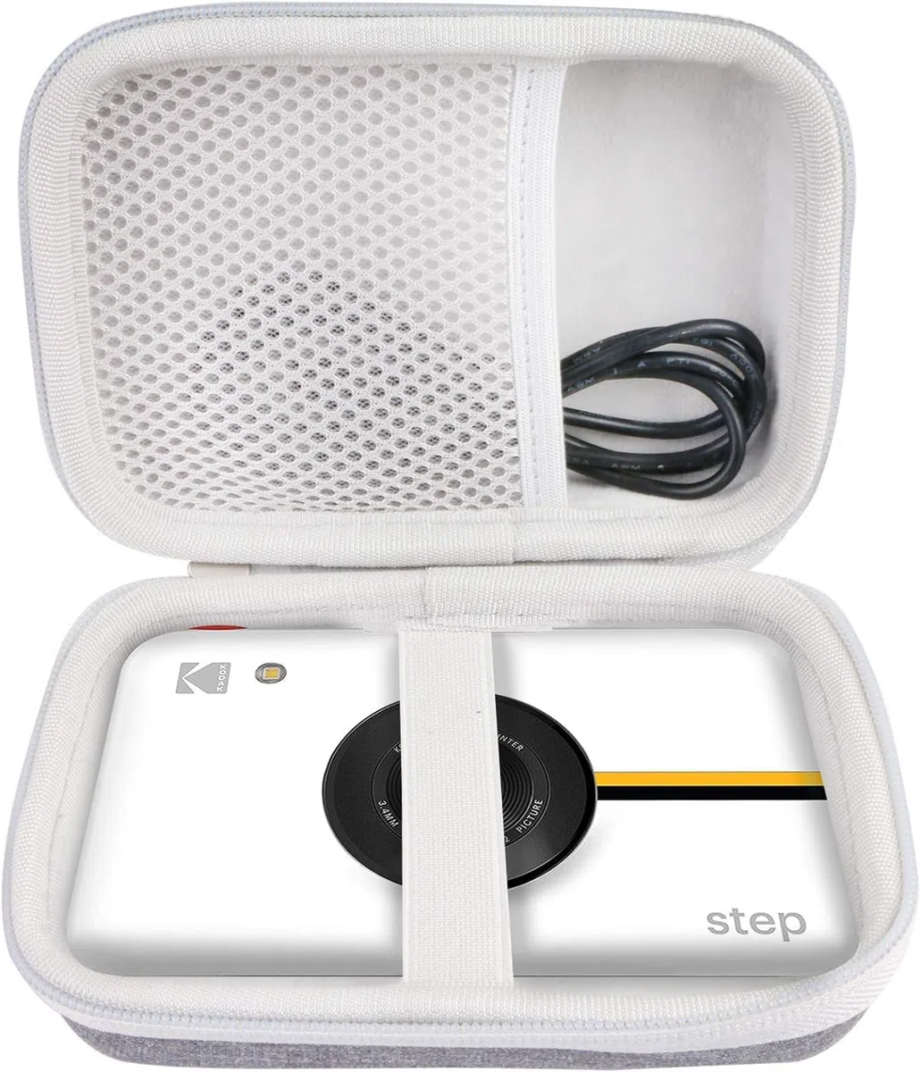 Khanka Eva Custodia Rigida da Viaggio per KODAK Step & Step Touch fotocamera istantanea, adatta per carta fotografica e cavi. (grigio)
