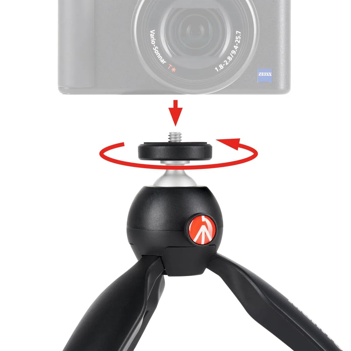 Manfrotto MTPIXIMII-B Pixi Mini treppiede