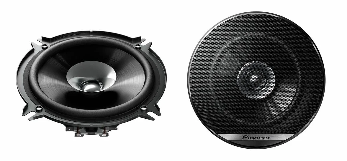 Pioneer TS-G1310F 13 cm altoparlante a doppia membrana (230W max. ciascuno, 35W sinus), suono potente, alta efficienza, profondità di installazione 44.3 mm, taglio di installazione 121 mm, con griglia