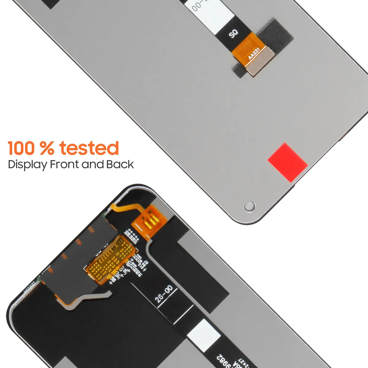 AGCUT Display LCD per Realme 8 5G Schermo LCD per Oppo Realme 8 5G RMX3241 6,5 pollici Schermo di Ricambio Schermo Digitalizzatore Touchscreen Full Assembly + Riparazione Kit, Nero