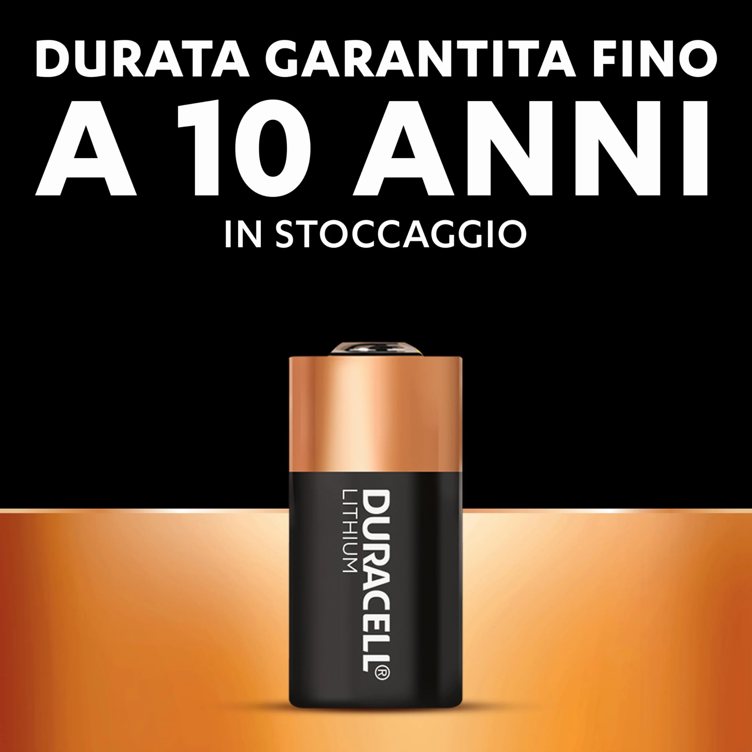 DURACELL CR123 (confezione da 10) al litio ad alta potenza da 3 V (CR123A / CR17345) – Lunga durata garantita – Pile per l’utilizzo in telecamere, torce, rilevatori di fumo