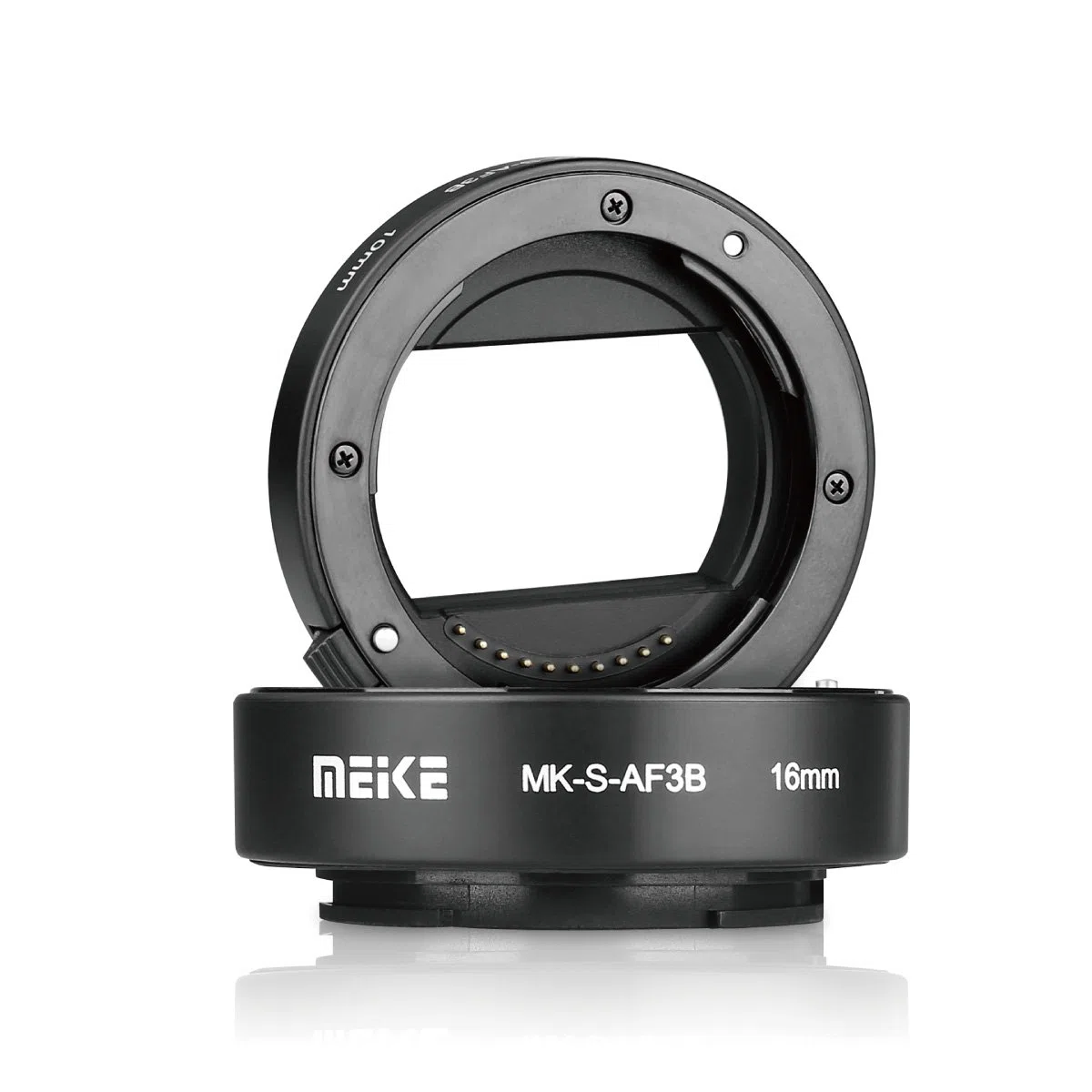 Meike MK-S-AF3B Tubo di prolunga in plastica autofocus 10mm 16mm per Sony NEX 3 NEX 5 NEX 6 A6000 A6100 A6300 A6400 A6500 A6600 A7 (10mm +16mm)