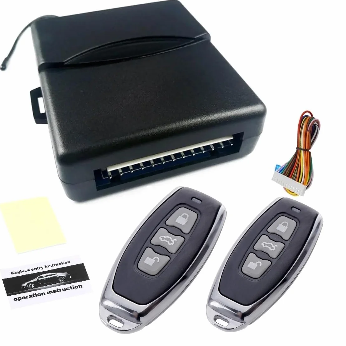 J/J Universale Centralina Chiusura Centralizzata Lampeggiante Auto Kit Telecomandi