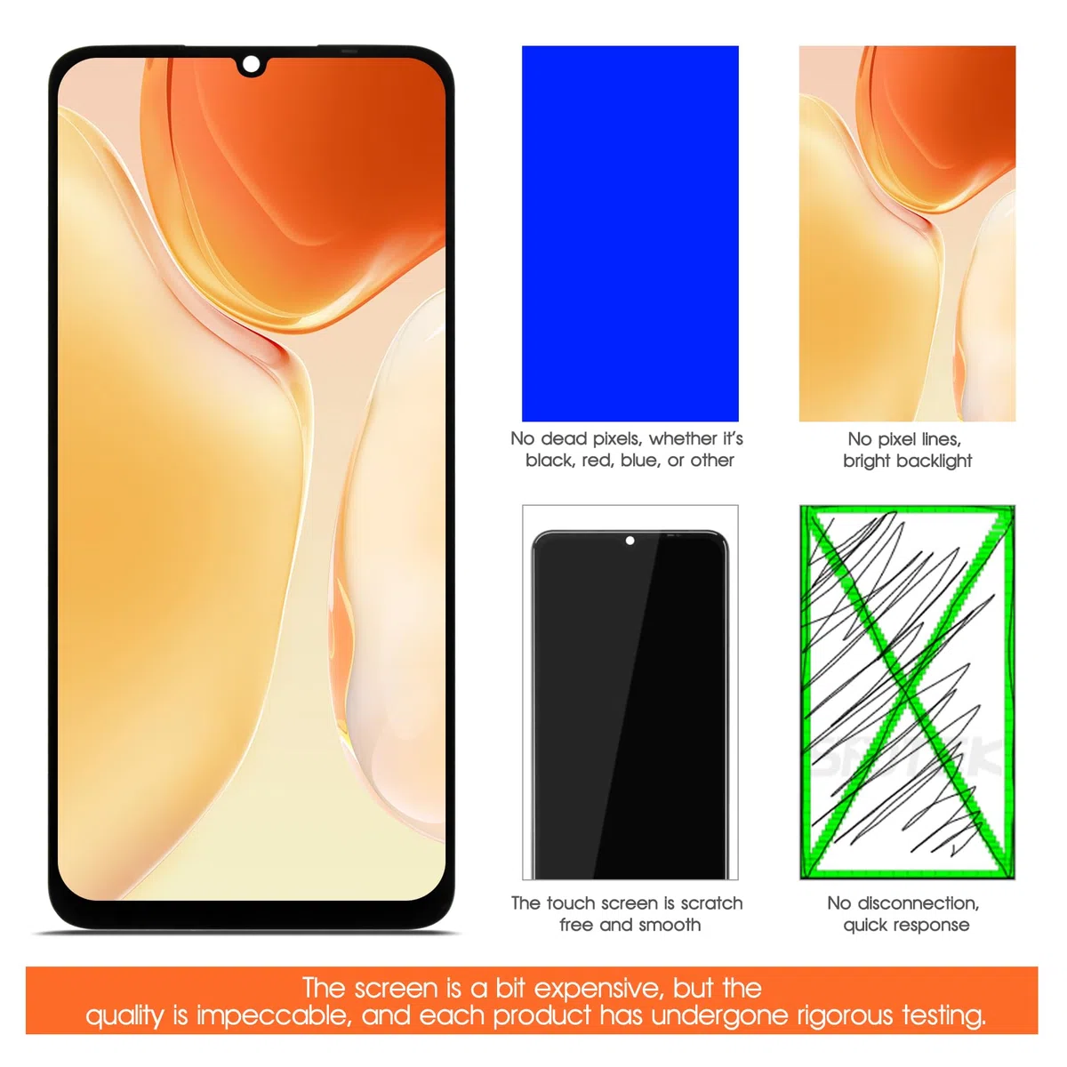 Schermo LCD per Xiaomi Redmi 13C, LCD Display Touch Screen Digitazer 23100RN82L,23106RN0DA,23108RN04Y Assembly Sostituzione con Kit di Riparazione